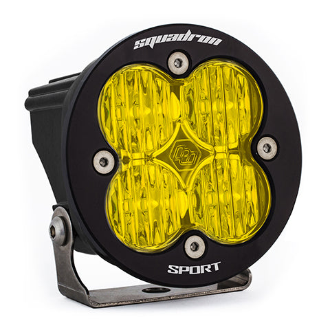 Baja Designs LED Light Pod Amber Lens Each Squadron R Sport