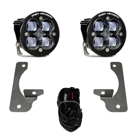 Baja Designs Squadron R SAE Fog Pocket Light Kit Jeep 2007-18 Wrangler JK w/ Premium OE Bumper