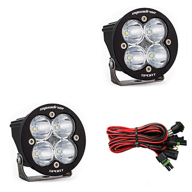 Baja Designs LED Light Pods Clear Lens Pair Squadron R Sport