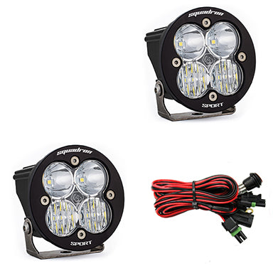Baja Designs LED Light Pods Clear Lens Pair Squadron R Sport