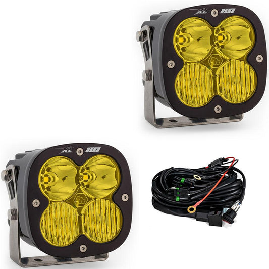 Baja Designs LED Light Pods Amber Lens Pair XL80 Series