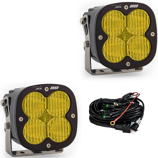 Baja Designs LED Light Pods Amber Lens Pair XL80 Series