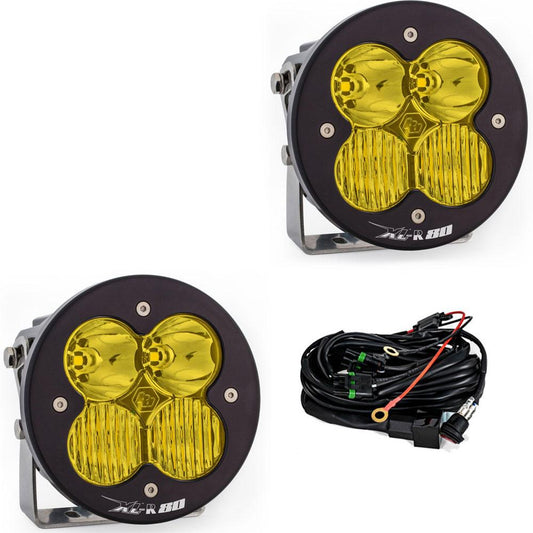 Baja Designs LED Light Pods Amber Lens Pair XL R 80 Series
